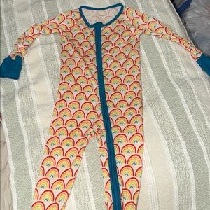 Little Sleepies Rainbow Patterned Footie